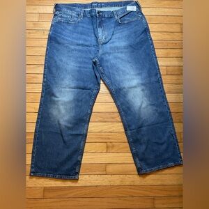 old navy loose jeans Men’s Size 44x30 Blue Baggy Skate Hip Hop Relaxed NWT